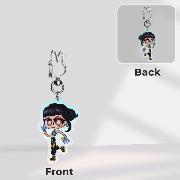 Zoey K-Pop Demon Hunters Acrylic Keychain