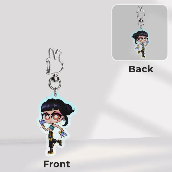 Zoey K-Pop Demon Hunters Acrylic Keychain