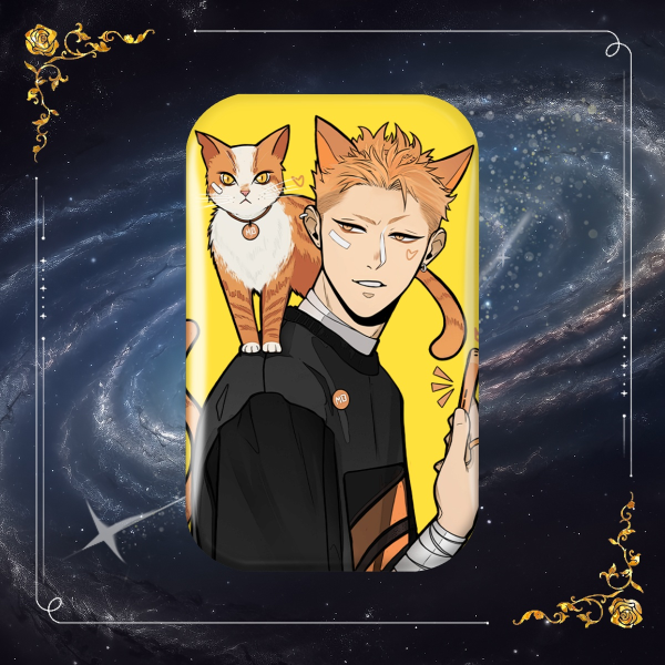 19Days - MO - Holographic Rectangular Badges