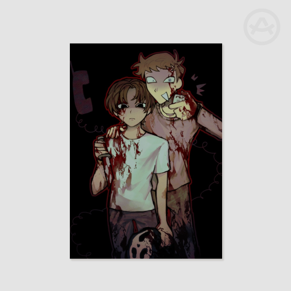 billy loomis and stu macher print