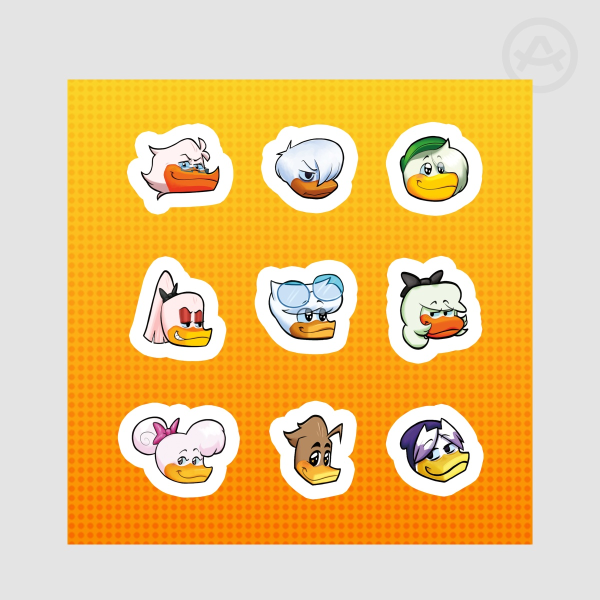 QPAU Character Sticker Sheet