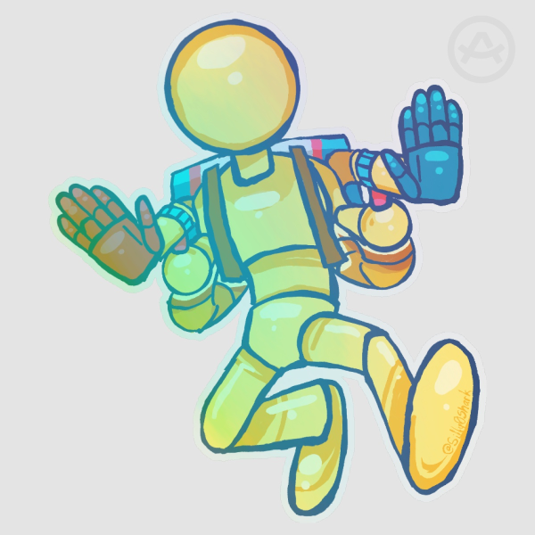Player poppy playtime Sticker