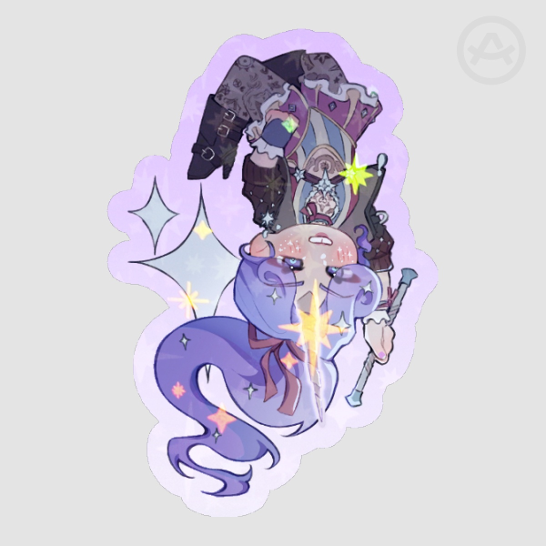 [ Deadlock ] Celeste Zipline Holo Star Sticker 1.3" x 2"