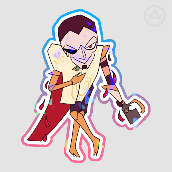 Jhin Holo Sticker