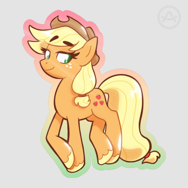 ˚｡⋆ Applejack - Colour Edge Sticker - My Little Pony ⋆⭒˚
