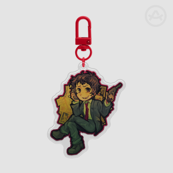 Adachi Tohru Epoxy Acrylic Keychain / Persona 4