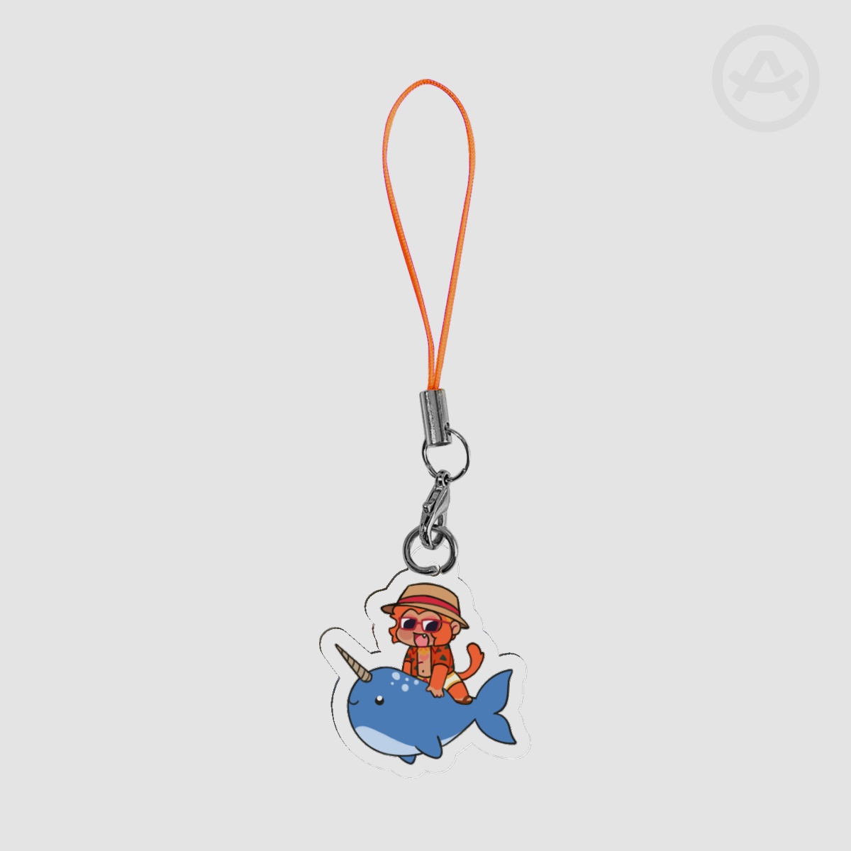 sun wukong sea creature phone charm