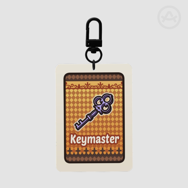 YTTD Keymaster Card Glitter Acrylic Keychains
