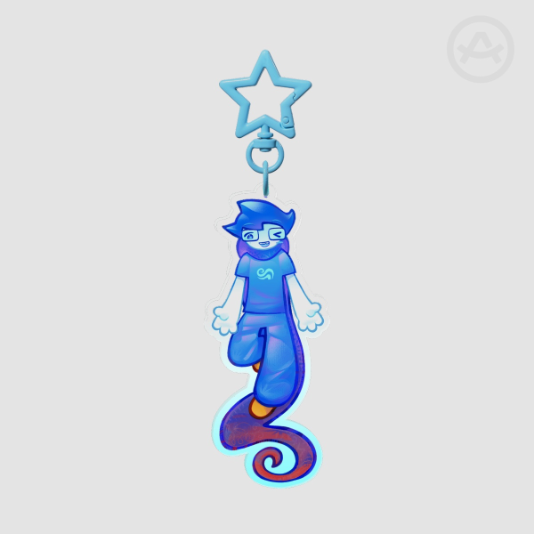 John God Tier Acrylic Keychain