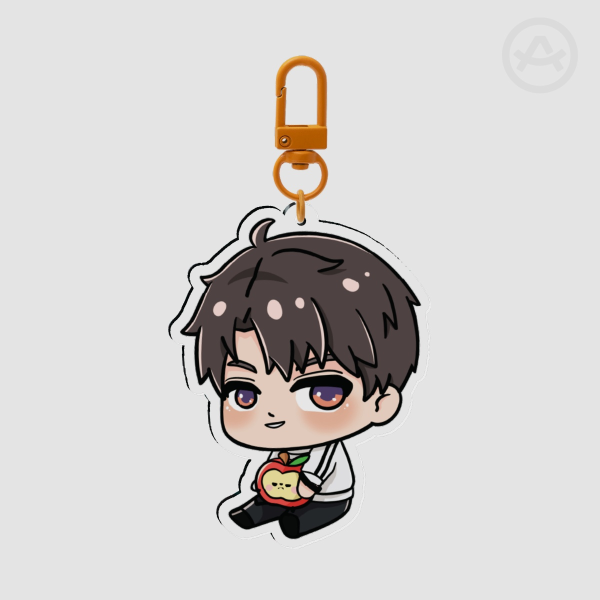 Love and Deepspace Caleb with Plushie Acrylic Keychains