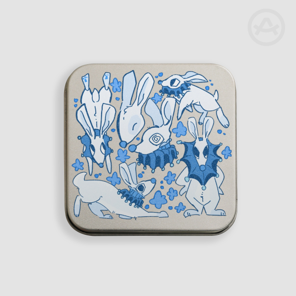 Clown Rabbit Metal Storage Box