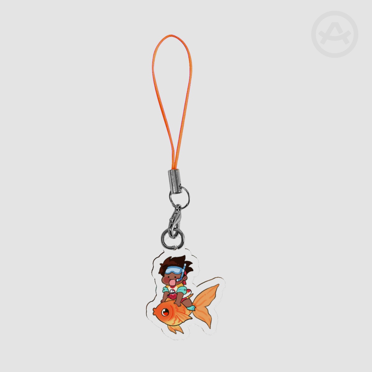 mk sea creature phone charm