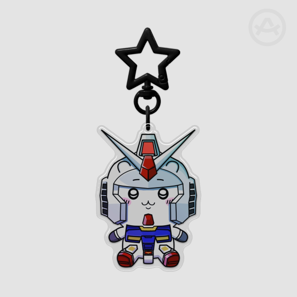 Chiikawa RX-78-2 Gundam Keychain 2.76" MEKABYZ