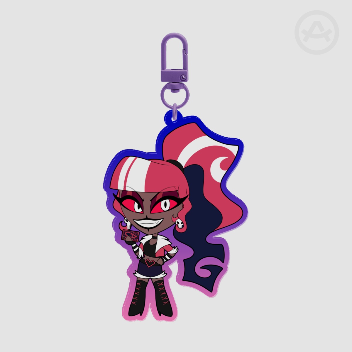 Chibi Velvette - Clear Acrylic Keychain