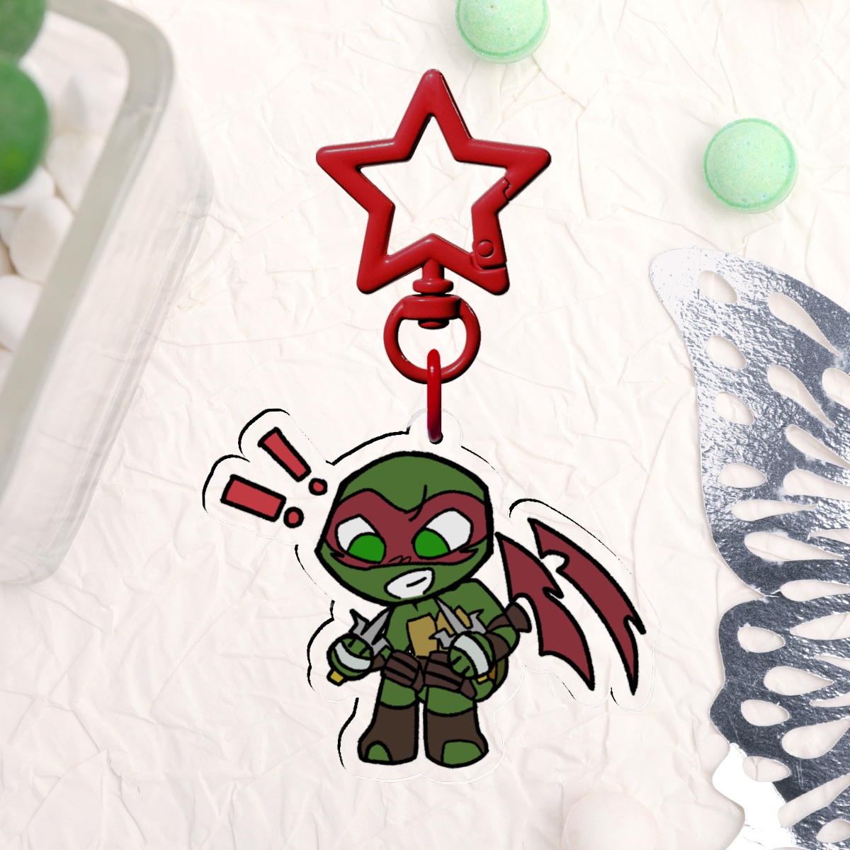 Chibi 12' Raph - Acrylic Keychains