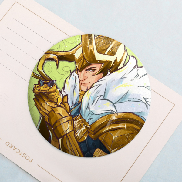 Loki Badges (Button Pins)