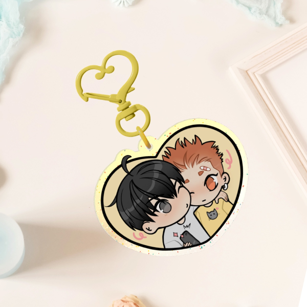 TianShan Colored Edge Acrylic Keychains