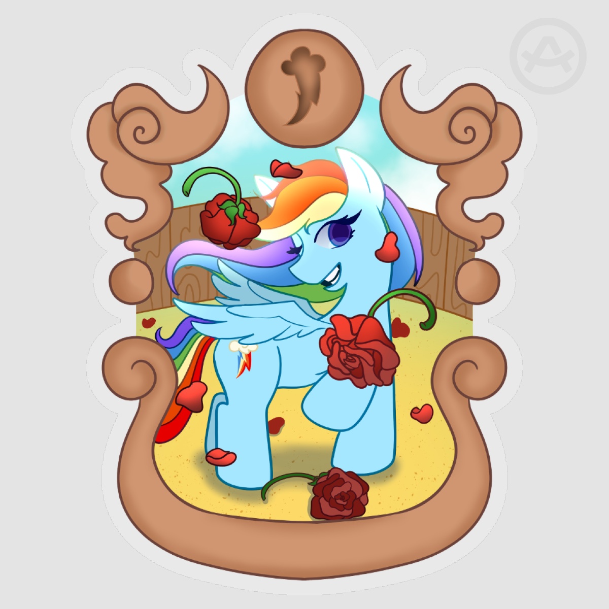 Garden Series | Rainbowdash | Sticker