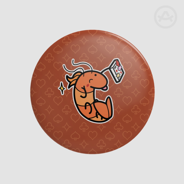[TWST] Diamond Shrimp Pin Badge