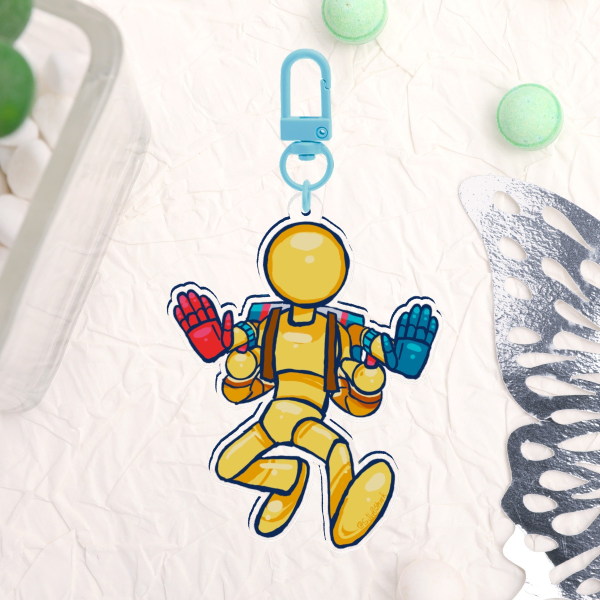 Player poppy playtime Keychain