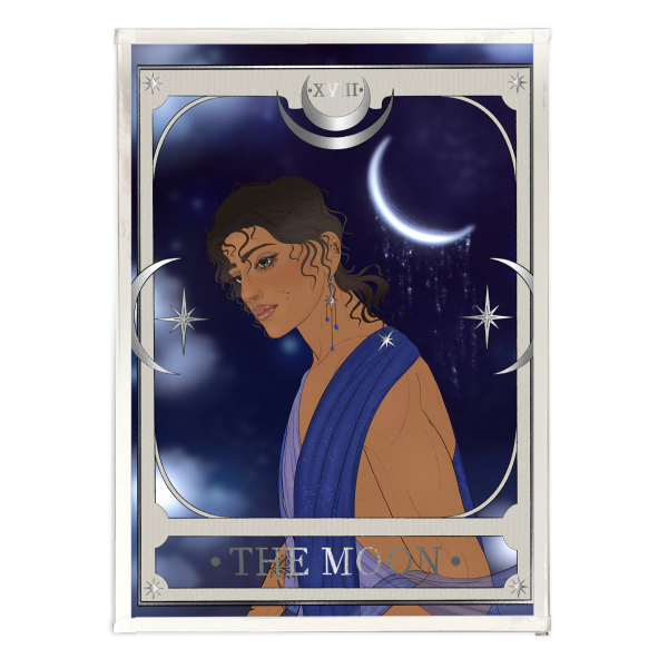 The Moon - Art Board (Silver)