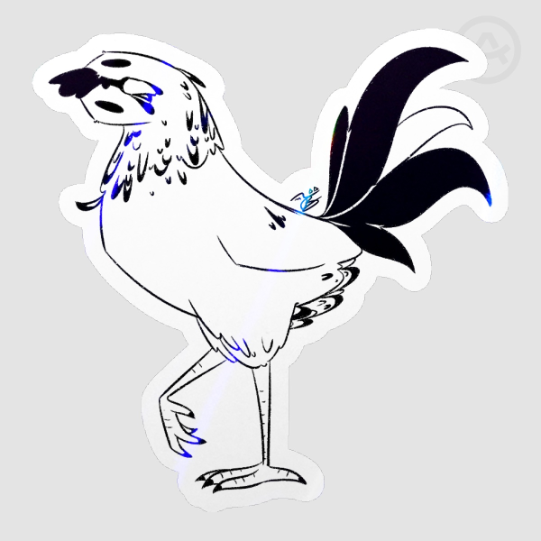 TWU: Chicken Die Cut Sticker
