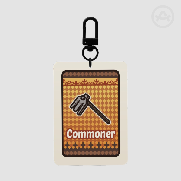 YTTD Commoner Card Glitter Acrylic Keychains