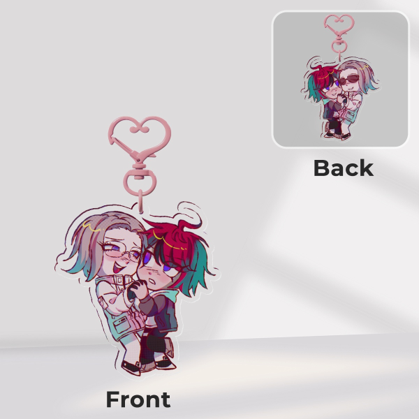 [THE HUNDRED LINE] Double Sided Eitaku Acrylic Keychain