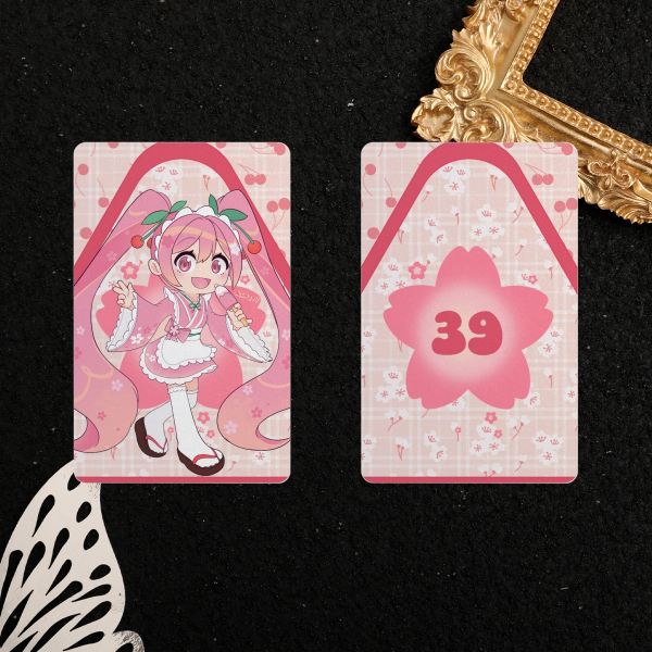 Photocard ~ VOCALOID: Sakura HATSUNE MIKU - Wafuu Kissa Ver.
