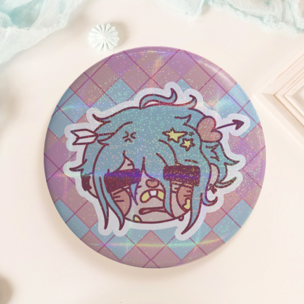Tomura Shigaraki chibi Round Badges (Button Pins)