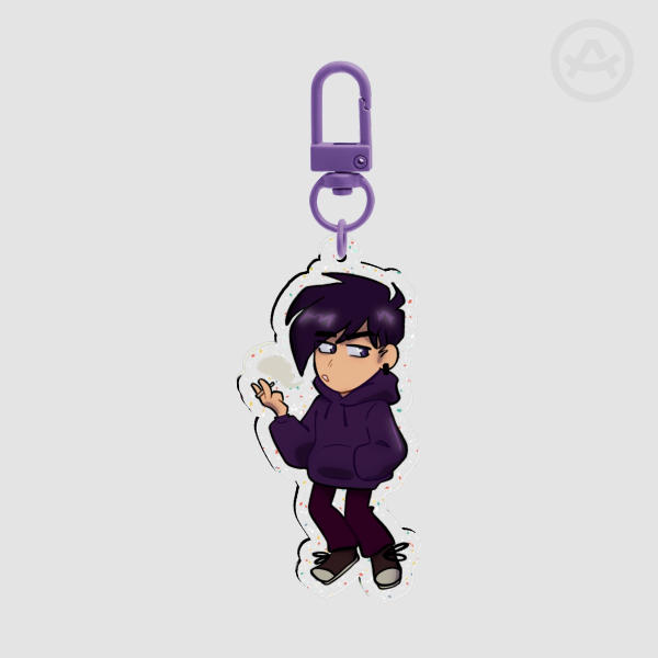 ⋆☆ Sebastian - Glitter Keychain - Stardew Valley ☆⋆