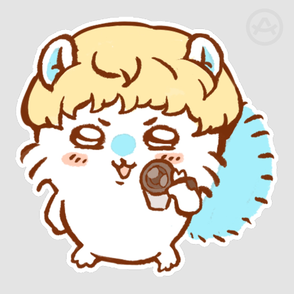 Ryo Asuka x Chiikawa Devilman Crybaby Die Cut Sticker