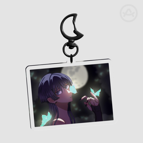Clear Acrylic Keychain of Scaramouche