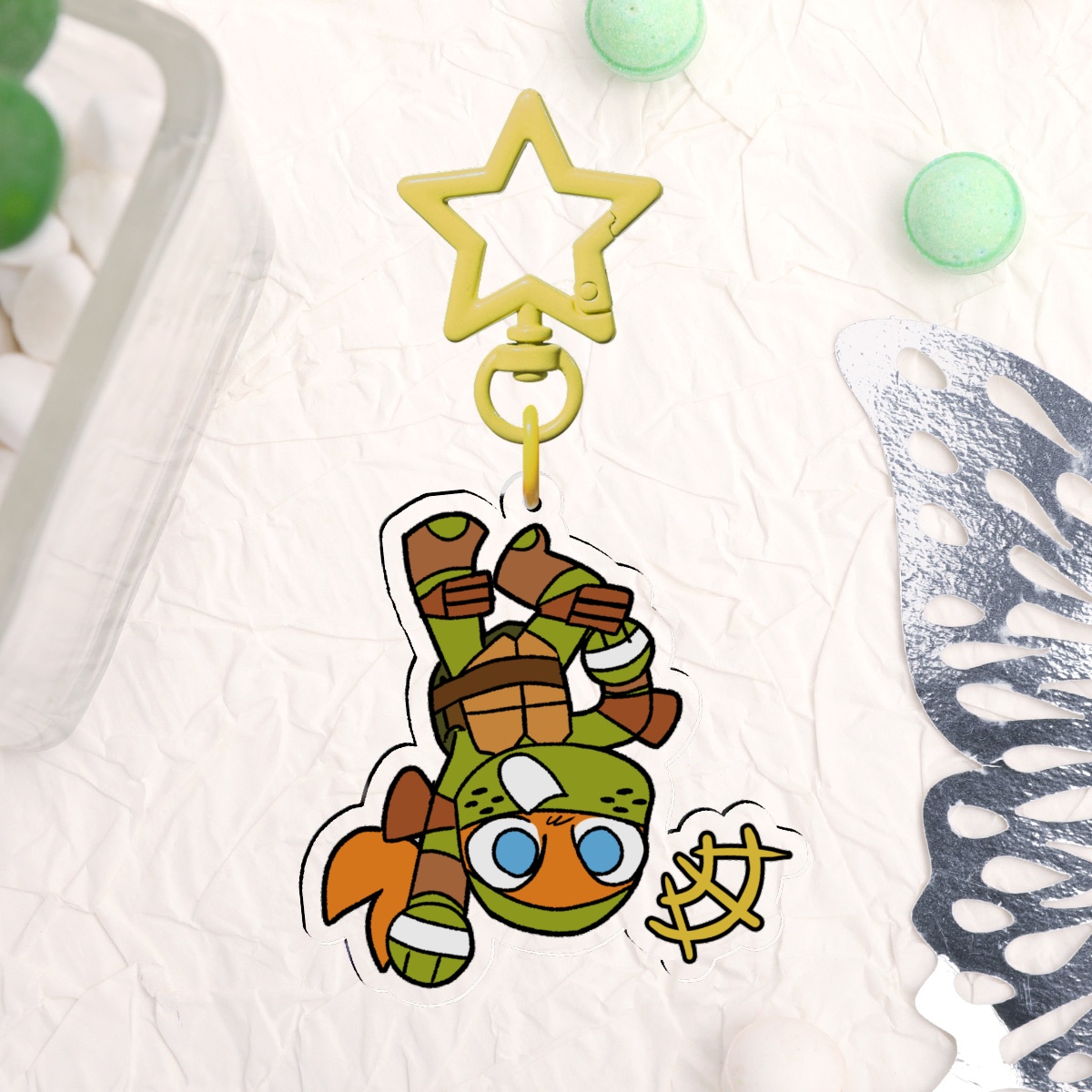 Chibi 12' Mikey - Acrylic Keychains