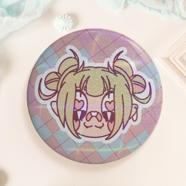 Himiko Toga Chibi Round Badges (Button Pins)