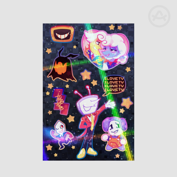 DELTARUNE Chapter 3 Sticker Sheet