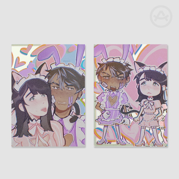 Maid Outfit Funnybunny Holographic Photocards