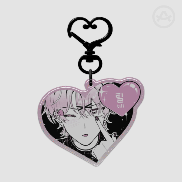 Till Shiny Hearts Keychains