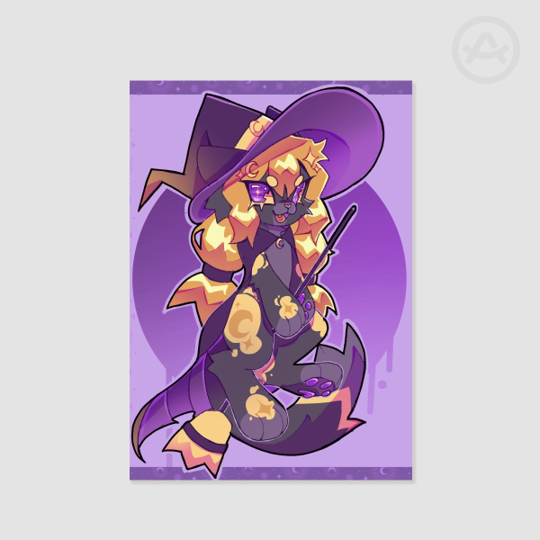Halloween Kitty Print