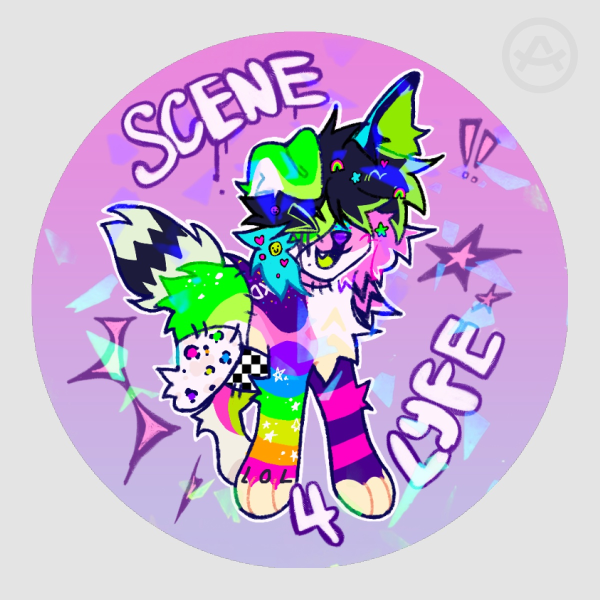 Colored Edge Die Cut Stickers