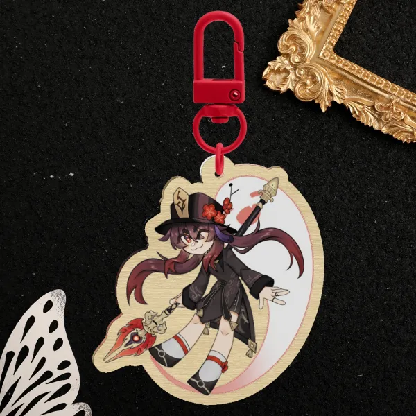 [ Genshin Impact ] Hu Tao Wood Charm