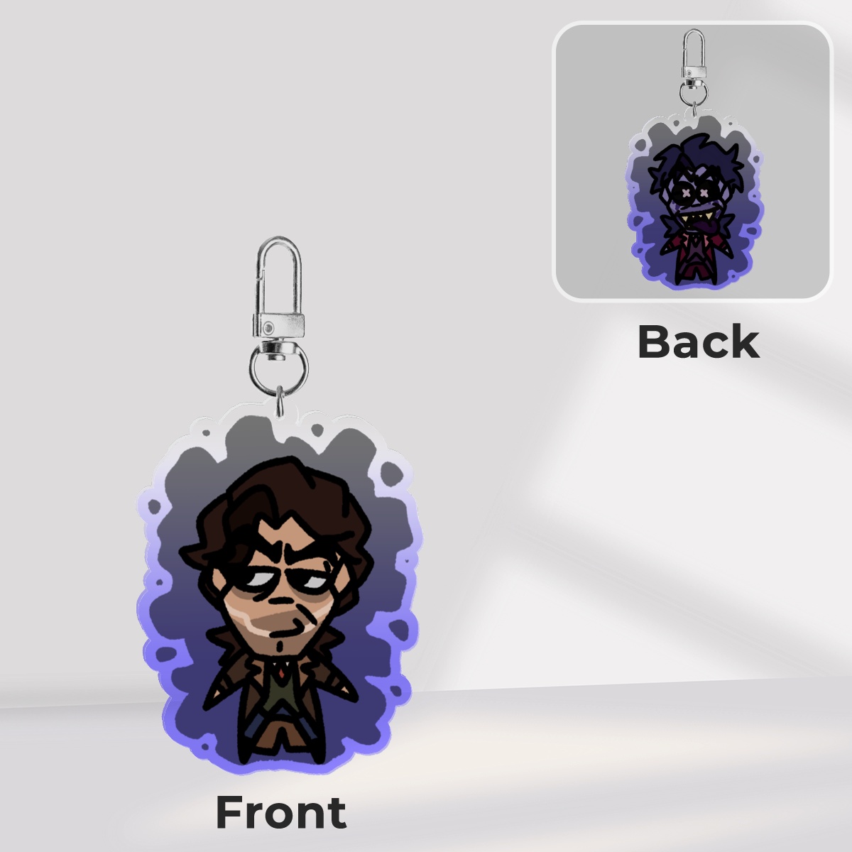 Orpheus Colored Edge Acrylic Keychain