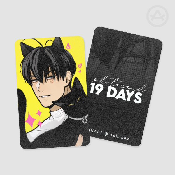 19 Days - He Tian - Holographic Photocards