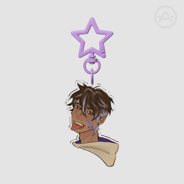 TADC Jax Clear Acrylic Keychains