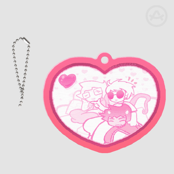 JDK Valentines Holographic Mini Keychain