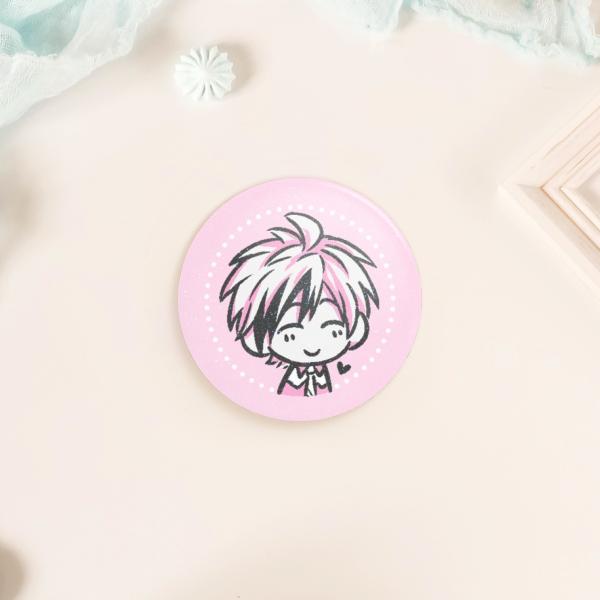 Ludger Doodle Pearlescent 1.25 in. Badge
