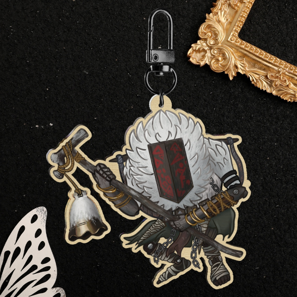 [CO:E33] Monoco Wood Keychain