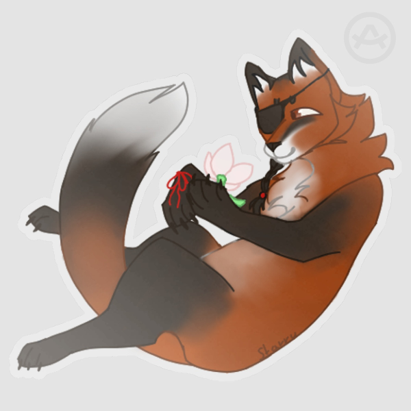 [TGCF] Matte PET Sticker | Fox Hua Cheng