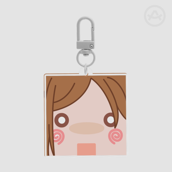 Nobara square keychain