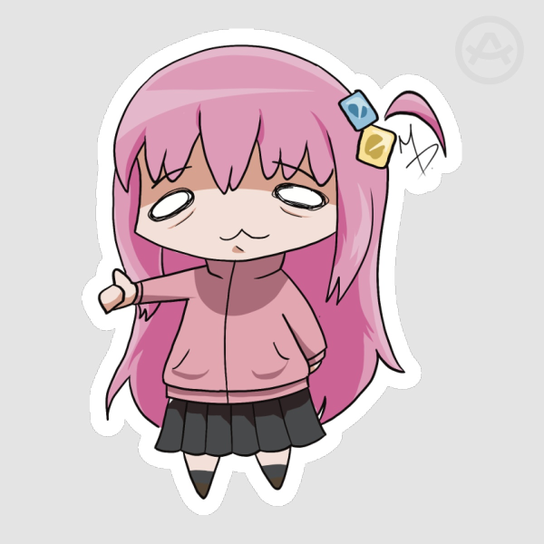 Bocchi Die Cut Sticker